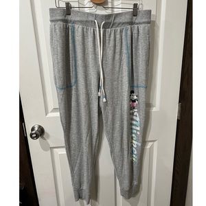 Disney Mickey Mouse Sweat pants jogger joggers sweatpants XL Disneyland pant